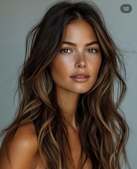 Rambut Brunette, Blonde Hair Transformations, Wifi Internet, Brunette Balayage Hair, Brown Hair Balayage, Long Brown Hair, Balayage Brunette, Hair Color Trends, Brown Hair Colors