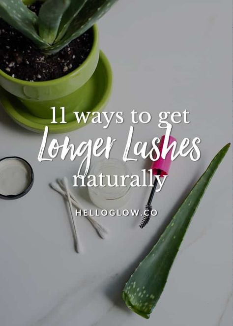 Longer Lashes Naturally, Grow Eyelashes Naturally, Eyelash Growth Diy, Lashes Grow, Diy Eyelash Growth Serum, Grow Eyelashes, Lash Tricks, Longer Lashes, Applying False Lashes