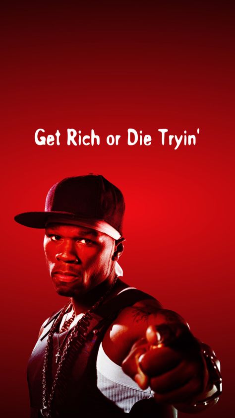 Get Rich Or Die Trying 50 Cent, Get Rich Or Die Trying Wallpaper, 50cent Wallpaper, 50 Cent Wallpaper, 50 Cent Quotes, Get Rich Or Die Trying, 50 Cent And Eminem, Gangsta Rapper, Rapper 50 Cent