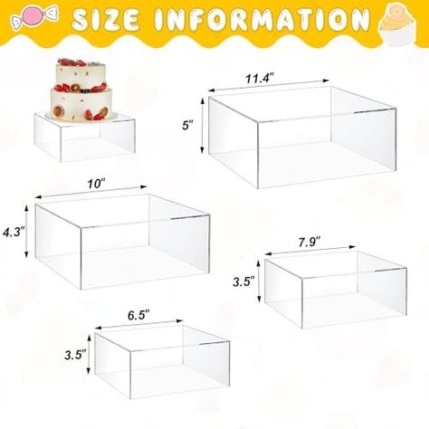 Wholesale 4 Pcs Acrylic Cube Acrylic Display Box Pedestal Figure Display Shelf with Hollow Bottom Cube Stand Nesting Plastic Risers for Display Case Cube Organizer for Table, 4 Size (Clear) Factory Check more at https://www.alppm.com/product/wholesale-4-pcs-acrylic-cube-acrylic-display-box-pedestal-figure-display-shelf-with-hollow-bottom-cube-stand-nesting-plastic-risers-for-display-case-cube-organizer-for-table-4-size-clear-factory Figure Display Shelf, Acrylic Display Box, Figure Display, Catering Ideas Food, Product Showcase, Display Risers, Catering Ideas, Box Display, Cube Organizer