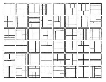 Subdivisions of the square according to the golden mean: Golden Mean, Human Scale, The Golden Mean, Comic Layout, Elements And Principles, Golden Ratio, The Square, Teaching Art, Art Plastique