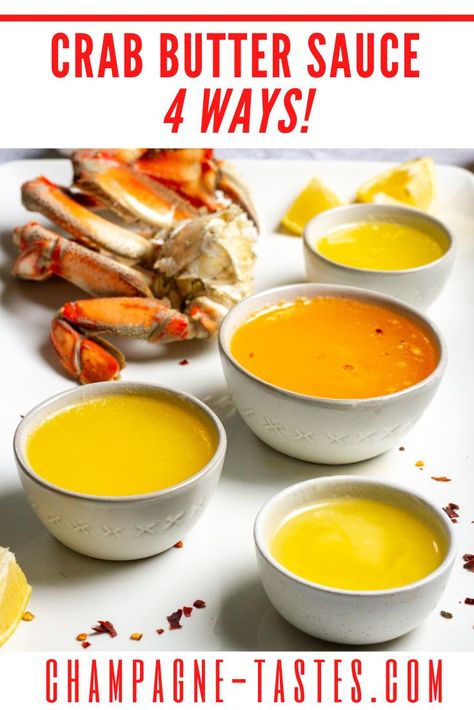 Indoor Seafood Boil Party, Garlic Butter For Crab Legs Melted, Garlic Butter Dipping Sauce For Crab, Dipping Sauce For Crab Legs Recipe, Crab And Butter, Crab Boil Butter Sauce Recipe, Crab Garlic Butter Sauce Recipe, Crab Butter Dipping Sauce, Crab Legs Butter Sauce