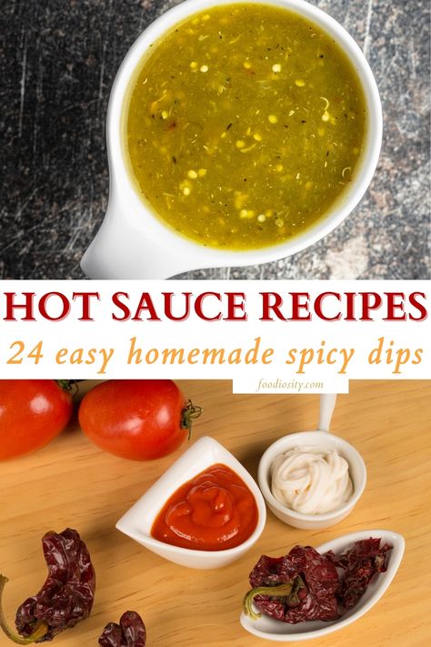 Mediterranean Hot Sauce, Spicy Sauce Recipe, Hot Sauce Recipe, Homemade Hot Sauce, Bruschetta Toppings, Spicy Dip, Habanero Hot Sauce, Wonton Recipes, Homemade Sauce Recipes