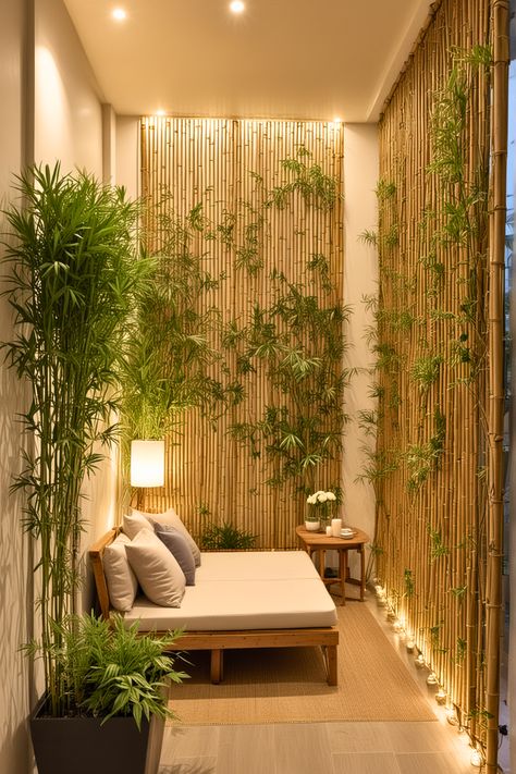 25 Easy Ideas to Transform Your Cozy Balcony in 2024 – The Crafty Hacks Earthy Balcony, Zen Balcony Ideas, Bamboo Balcony, Mother In Law House, Apartment Balcony Privacy Ideas, Balcony Wall Decor, Staircase Accent Wall, Balcony Privacy Ideas, Zen Balcony