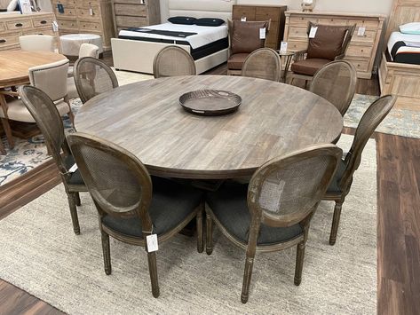 Sardis 72" Round Dining Table - Carbon - Classic Carolina Home Big Round Dining Table, 72 Inch Round Dining Table, Round Dinning Table, Large Round Dining Table, Dinning Table Set, Large Round Table, Round Dining Room Sets, Round Dining Room Table, Round Dining Table Sets