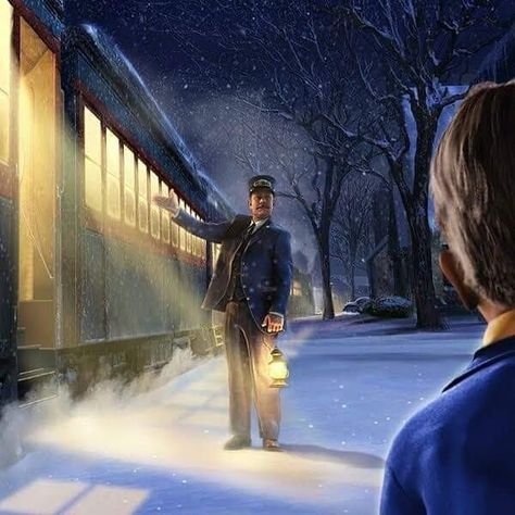 Polar Express Wallpaper Aesthetic, Polar Express Astethic, The Polar Express Aesthetic, Polar Express Wallpaper, Polar Express Aesthetic, Polar Express Art, The Polar Express Movie, Christmas Polar Express, Polar Express Theme