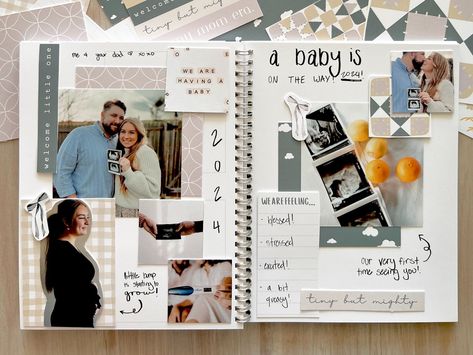 Pregnancy Photo Journaling and Free Downloads — Persnickety Box Scrapbook Minimalist Ideas, Baby Scrap Booking Idea, Birth Scrapbook Ideas, Pregnant Scrapbook Ideas, Scrapbook Ideas For Childhood Memories, Maternity Scrapbook Ideas, Scrapbooking Baby’s First Year, Baby Shower Scrapbook Ideas, Photos Book Ideas