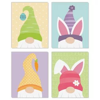 Linen Paper Texture, Easter Gnomes, Purple Easter, Holiday Artwork, Vertical Wall Art, Christmas Linen, 8x10 Art Prints, Paper Wall Art, Spring Bunny