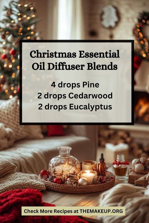 20 Christmas Essential Oil Diffuser Blends & Their Aromatherapy Benefits Essential Oil Christmas Diffuser Blends, Christmas Tree Essential Oil Recipe, Diy Christmas Spirit Essential Oil Blend, Christmas Essential Oil Recipes, Doterra Christmas Blends, Essential Oils Christmas Blends, Christmas Aromatherapy Blend, Christmas Oil Diffuser Blends, December Diffuser Blends