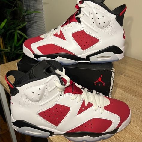 Air Jordan 6 Retro Carmine 2021 Jordans 6, Jordan 7s, Air Jordan Retro 6, Jordan 5s, Jordan Retro 7, Jordan Retro 6, Retro 6, Air Jordan 6 Retro, Nike Air Jordan 6