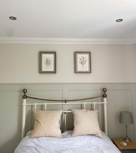 Dulux Knotted Twine, Panelling Paint Colours, Dulux Panelling Colours, Dulux Oyster Linen, Egyptian Cotton Dulux Paint Nursery, Knotted Twine Dulux Paint, Egyptian Cotton Colour Palette, Pressed Petal Dulux Paint Bedroom, Summer Linen Dulux Paint