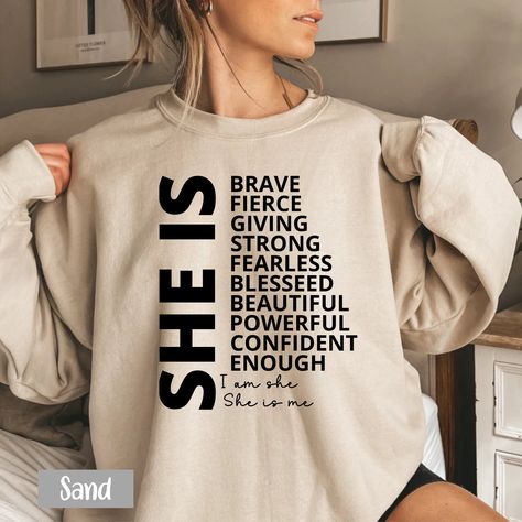 Quotes On T-shirts, T Shirt Slogans For Women, New T Shirt Design For Women, Let Them Shirt Ideas, T-shirts For Women, Self Love Tshirt Ideas, Woman T Shirt Design, Inspirational Tshirts Ideas, Trending Tshirt Design Ideas