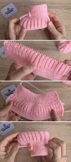 Hantaran Ideas, Dulang Hantaran, Baby Shoes Tutorial, Knitted Shoes, Baby Booties Free Pattern, Knit Baby Shoes, Baby Cardigan Knitting Pattern Free, Knitted Slippers Pattern, Baby Booties Knitting Pattern