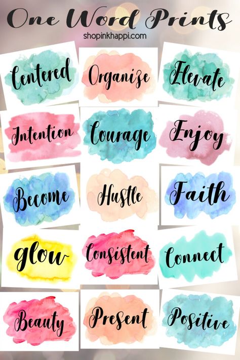 One word ideas and over 70 prints. Let's get motivated! One Word Ideas, One Word Quote, One Word Inspiration, Word Prints, Blessed Wallpaper, Word Inspiration, Word Ideas, Calligraphy Quotes Doodles, Brush Lettering Quotes