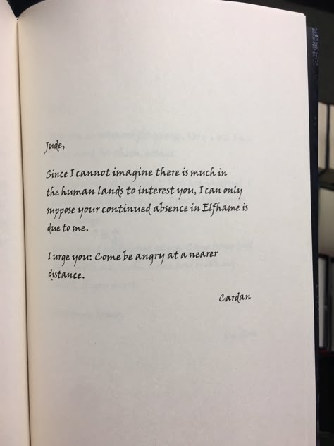 Sorry it's sideways. It's from the Queen of Nothing B&N Queen Of Nothing Cardan Letters, Queen Of Nothing Letters, The Queen Of Nothing Letters, The Queen Of Nothing Book, Cardan Letters To Jude, Cardans Letters To Jude, Holly Black Books, Queen Of Nothing, Book Annotation