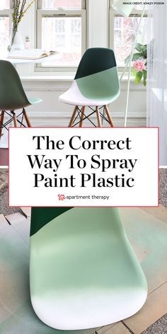 How To Paint Plastic Chairs, Spray Paint For Plastic Products, How To Paint Plastic Furniture, Spray Paint Trash Can, Best Paint For Plastic Products, How To Spray Paint Furniture, Things To Spray Paint, Spray Paint Plastic Chairs, Spray Paint Hacks