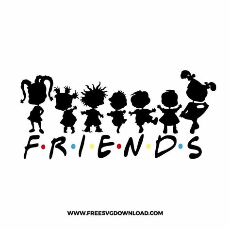 Rugrats Svg, Diy Shirt Printing, Friends Svg, Projets Cricut, Cartoon Svg, 90s Cartoon, American Flag Background, Free Svg Files, Retro Gifts