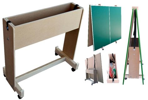 Conversion Top Cart for ping pong table surface storage Family Cave, Ping Pong Table Top, Pool Table Room, Basement Games, Game Room Basement, Pvc Projects, Loft Ladder, Pool Tables, Storage Accessories