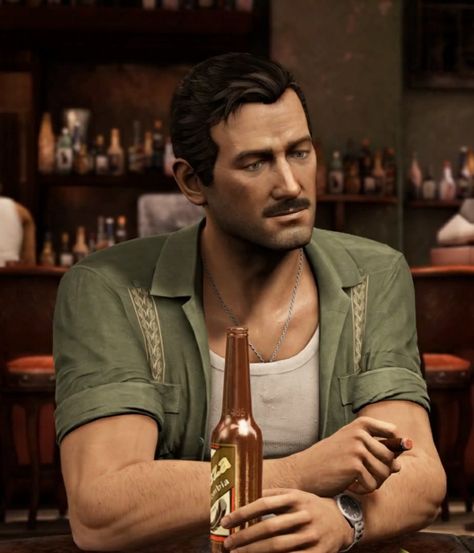 Victor Sullivan Uncharted, Uncharted Aesthetic, Samuel Drake, Victor Sullivan, Uncharted Game, Uncharted Series, Sci Fi Rpg, Uncharted 4, Nathan Drake