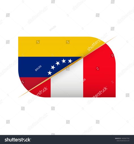 Venezuela versus Peru, two vector flags icon for sport competition. #Ad , #sponsored, #vector#Peru#Venezuela#flags Venezuela Flag, Flag Icon, Peru, Flag, Quick Saves, Color