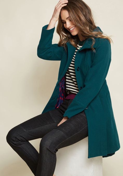 Teal Cardigan Outfit, Teal Blazer Outfit, Blazer Set Outfit, Fall Coat Outfit, Sahm Outfits, Blue Blazer Outfit, Teal Outfits, Blazer Verde, Teal Blazer