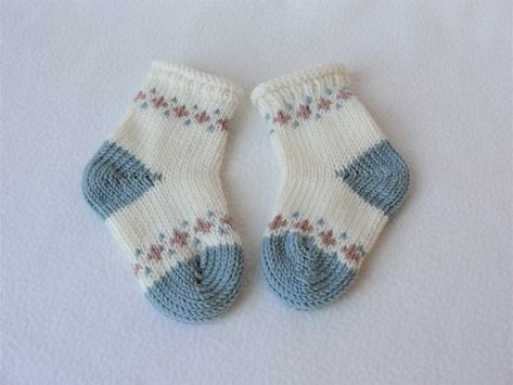 longbeachdesigns - Etsy Toddler Socks Knitting Pattern, Baby Socks Knitting Pattern, Baby Socks Pattern, Baby Socks Knit, Fair Isle Socks, Work Socks, Yarn Craft, Sock Knitting, Baby Knits