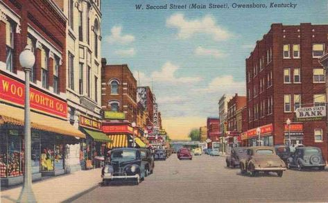 Owensboro Kentucky, Public Execution, Owensboro Ky, Kentucky Travel, Ohio River, Old Newspaper, Back Road, Postcards For Sale, Business District