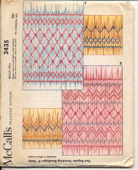 Smocking Patterns Step By Step, Smocking Frocks, Smocking Fashion, Smocking Baby, Smocking Pattern, Urn Design, Baby Dress Embroidery, Smocking Tutorial, Smocking Plates