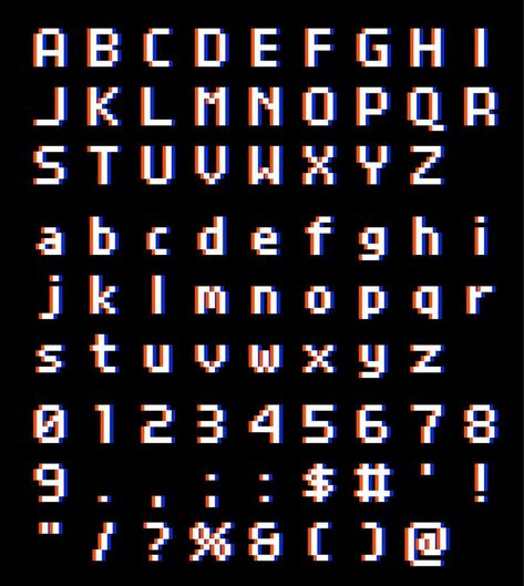 Pixel glitch video game 8 bit font effect. Set capital letters and numbers. Vector illustration font. 8 Bit Typography, 8 Bit Font, Pixel Art Numbers, Pixel Numbers, Glitch Pixel Art, Glitch Video, Gaming Font, Video Game Font, Pixel Poster