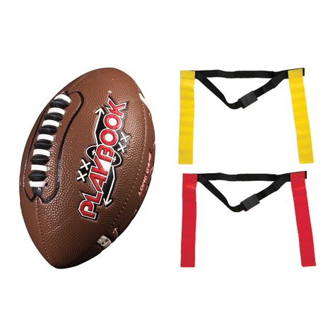 Franklin Sports Playbook Youth Flag Football Set  Includes Mini Playbook Football and Two Flag Sets of 5 -- Visit the image link more details. (It is Amazon affiliate link) #KidsGameIdeas Youth Flag Football, Outdoor Games To Play, Games To Play Outside, Touch Football, Tackle Football, Backyard Toys, Basketball Tricks, Bored Kids, Sports Flags