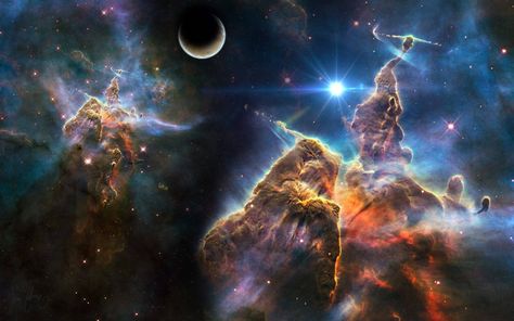 Photos Download Nebula Wallpaper High Quality. Telescope Pictures, Hubble Space Telescope Images, Eagle Nebula, Nebula Wallpaper, Mystic Mountain, Nasa Hubble, Micro Computer, Carina Nebula, Hubble Images