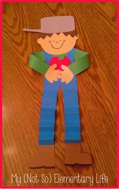 Apple Art Projects For Kids, Art Projects For Kids Preschool, Preschool Apple Unit, Jonny Appleseed, Johnny Appleseed Craft, Apple Art Projects, Johnny Appleseed Activities, Apple Week, September Preschool