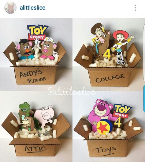 Toy Story Birthday Party Centerpieces follow @alittleslice on Instagram Toys Story Birthday, Toy Story Centerpieces, Toy Story Party Decorations, Toy Story Baby, Toy Story Theme, Jessie Toy Story, Birthday Party Centerpieces, Toy Story Birthday Party, Birthday Centerpieces