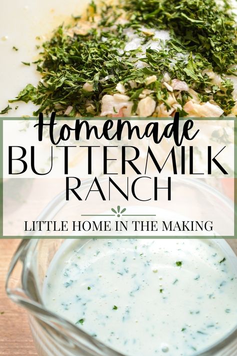 Homemade Buttermilk Ranch Dressing Easy, Diy Buttermilk Ranch Dressing, Diy Ranch Dressing Easy, Homemade Ranch With Buttermilk, Easy Buttermilk Ranch Dressing, Buttermilk Ranch Dip, Best Homemade Ranch Dressing, Homemade Buttermilk Ranch Dressing, Buttermilk Ranch Dressing Recipe