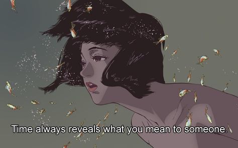 Best Movie Lines, Vintage Anime, Anime Quotes Inspirational, Perfect Blue, Blue Anime, Movie Lines, Cartoon Quotes, 90s Anime, Anime Quotes