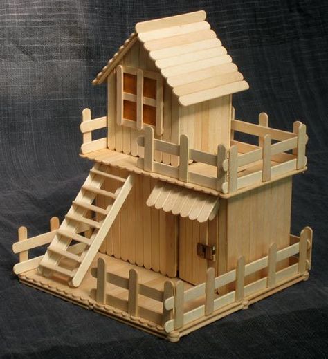 how to build a beach house out of popsicle sticks | the popsicle money box using self bought popsicle sticks Ice Cream Stick House, Diy Ice Cream Stick, Popsicle House, Stick House, Popsicle Stick Crafts House, Popsicle Stick Art, Popsicle Stick Houses, Diy Popsicle, Popsicle Crafts