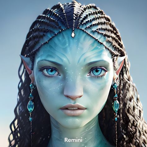 Vi Cosplay, Avatar Theme, Blue Avatar, Avatar James Cameron, Blue Drawings, Beautiful Photoshoot Ideas, Avatar Picture, Avatar Fan Art, Pandora Avatar