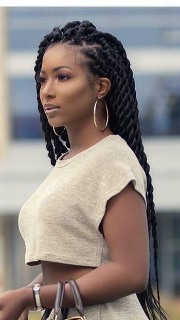 Cornrow, Natural African American Hairstyles, Twist Braid Hairstyles, Crochet Braids Hairstyles, Girls Braids, Braids For Black Women, African Braids Hairstyles, Long Braids, Twist Braids