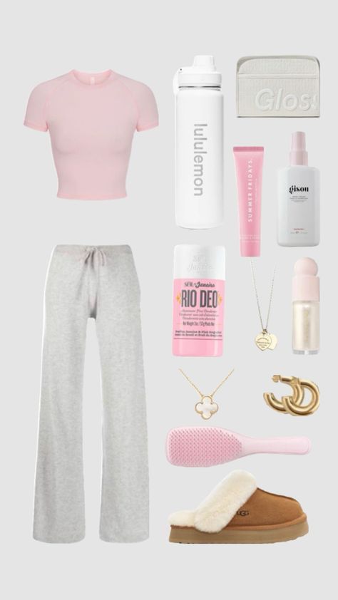 Pink Uggs, Casual Preppy Outfits, Outfit Inspo Casual, Trendy Outfits For Teens, Cute Lazy Day Outfits, Cute Outfits For School, Lazy Day Outfits, Cute Preppy Outfits, Easy Trendy Outfits