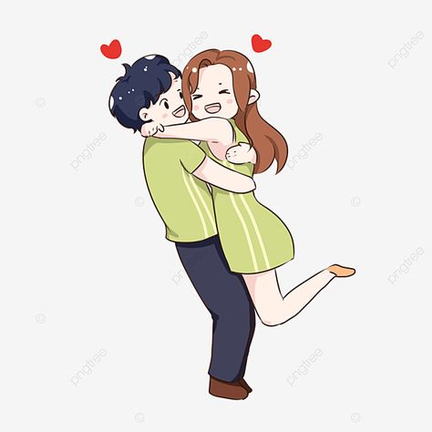 Cute Couple Animation, Cartoon Valentines Day, Hugging Pose, Couple Animation, Sweet Couple Cartoon, Hug Day Images, Procreate Inspiration, Hug Pose, Hug Cartoon