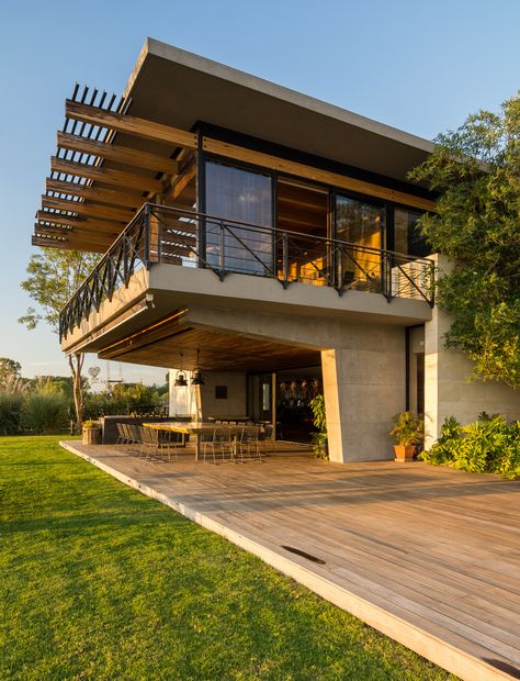 Modern Deck, Casa Country, Design Exterior, Roof Design, Dream House Exterior, House Architecture Design, Residential Architecture, Design Case, House Designs Exterior