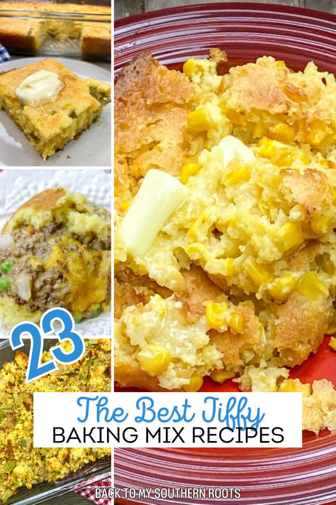 Pictures of recipes made with Jiffy corn muffin mix. Jiffy Cornbread Add Ins, Jiffy Corn Mix Recipes, Jiffy Corn Muffins In Air Fryer, Corn Spoon Bread Jiffy, Jiffy All Purpose Baking Mix Recipes, Boxed Cornbread Recipes, Sweet Jiffy Cornbread Recipes, Recipes Using Jiffy Cornbread Boxes, Recipes Using Jiffy Cornbread