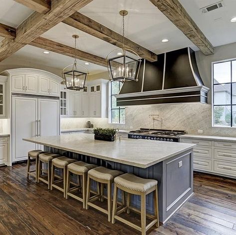 Stucco And Brick Exterior, Soft Close Cabinets, Viking Refrigerator, Culinary Kitchen, Reclaimed Wood Beams, Home Financing, Kitchen Decor Apartment, Building Company, Home Selling Tips