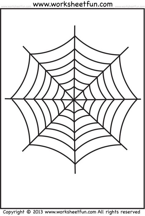 spider web Spider Coloring Pages, Halloween Worksheets Free, Spider Coloring Page, Halloween Worksheets, Halloween Crafts For Toddlers, Halloween Printables Free, Preschool Coloring Pages, Halloween Pumpkins Painted, Web Colors