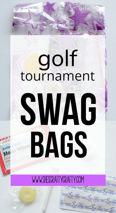 What to put in swag bags for a golf tournament Hosting A Golf Tournament, Golf Swag Bag Ideas, Golf Swag Bags, Golf Tournament Ideas Fundraising, Golf Outing Gifts, Golf Giveaways, Golf Tournament Ideas, Golf Tournament Prizes, Golf Team Gifts