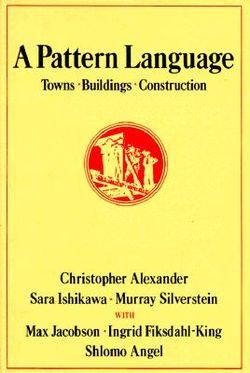 A Pattern Language | Christopher Alexander. This book will change the way you see the world. It's too bad more people don't know about it! Christopher Alexander, A Pattern Language, Pattern Language, Problem Statement, Town Building, City Planner, Architecture Books, Free Pdf Books, Oxford University Press