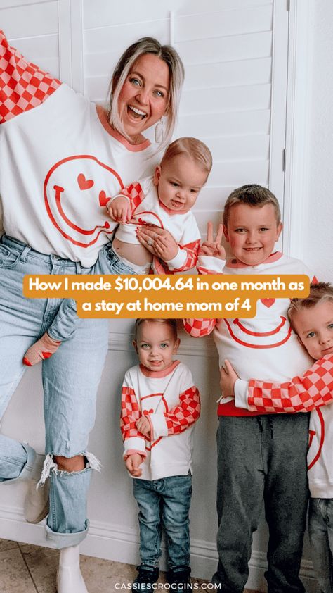 How I made $10,004.64 in one month as a stay at home mom of 4, blogging and content creating! (January 2023 blog income report) + Tips to starting your own blog! How to blog, make money blogging, blogging for beginners, content creator, grow your social media. Jobs for moms, stay at home mom job. #cassiescroggins #blogging #contentcreation Online Jobs For Moms, Content Creating, Month January, Income Report, Blog Income Report, Newborn Mom, Creative Jobs, Jobs For Teens, Blog Income