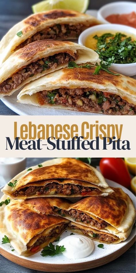 The Aromatic Spices and crispy pita pockets make every bite a flavorful adventure! 🌿🥙 Packed with seasoned meats, fresh veggies, and bold spices, these pita pockets are perfect for lunch, dinner, or even as a snack. A healthy, satisfying, and flavorful meal that’s easy to prepare and full of texture.

📌 Save this pin to enjoy a delicious and crispy pita pocket filled with bold, aromatic flavors!
#PitaPockets #FlavorfulMeals #AromaticSpices #HealthyEating #EasyLunchIdeas #MediterraneanFood Pita Pocket Recipes Lunches, Pita Pocket Recipes, Pita Wrap, Pita Pockets, Ground Meat, Healthy Crockpot Recipes, Easy Lunches, Fresh Veggies, Wholesome Food