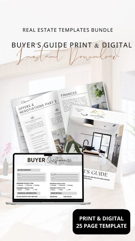 Buyer Guide Real Estate Home Buying Process Guide Realtor Buyer Packet Buyer Presentation Real Estate Template Buyers Guide Instant Download - Etsy UK Real Estate Buyers Packet, Real Estate Agent Marketing, Real Estate Buyers, Real Estate Templates, Home Buying Process, Buying Process, Buyers Guide, Estate Homes, Real Estate Marketing