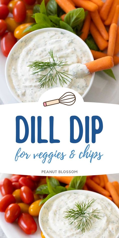 Dill Dip for Veggies Dill Dip For Veggies, Easy Dill Dip, Dill Dip Recipe, Pickle Dip Recipe, Dip For Veggies, Dill Dip Recipes, Veggie Dip Recipe, Fried Dill Pickles, Dill Pickle Dip